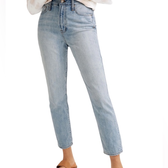 MADEWELL The Petite Curvy Perfect Vintage Jean in Fitzgerald Wash size 26P EUC - Picture 10 of 11